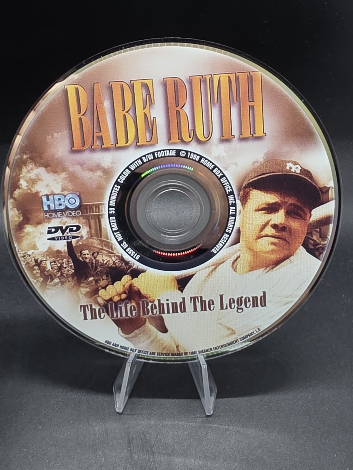 HBO Home Video BABE RUTH (DVD Snapcase) Biography Baseball NY YANKEES HOF