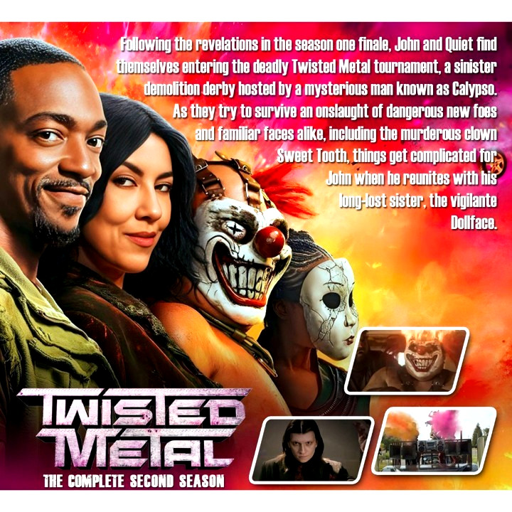 Twisted Metal Season 1‎&2 [Select] (DVD) English Series | New | All Region Free