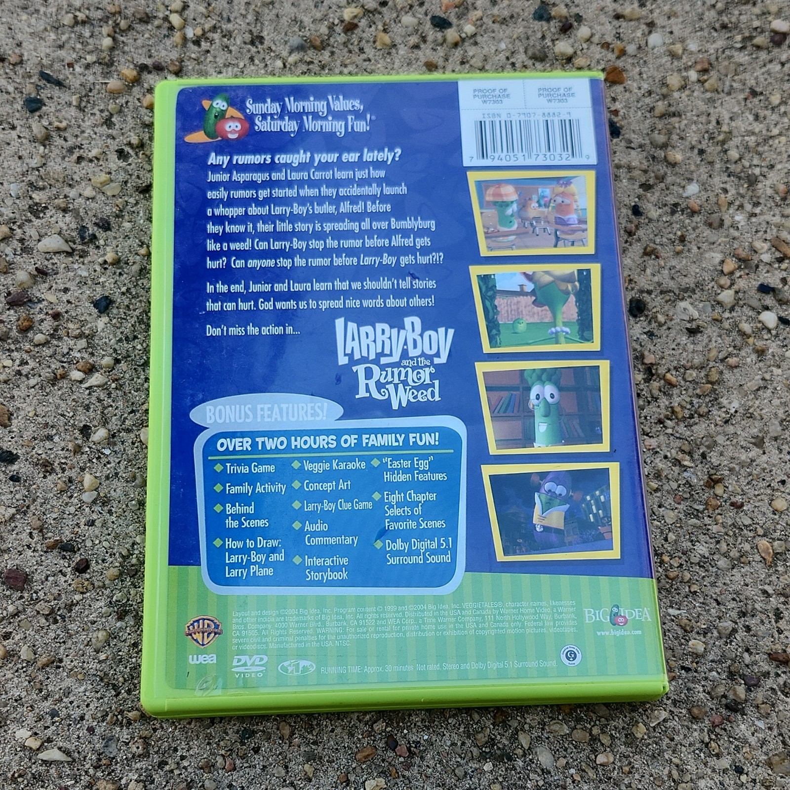 VeggieTales LarryBoy and the Rumor Weed DVD G Animation NTSC Commentary