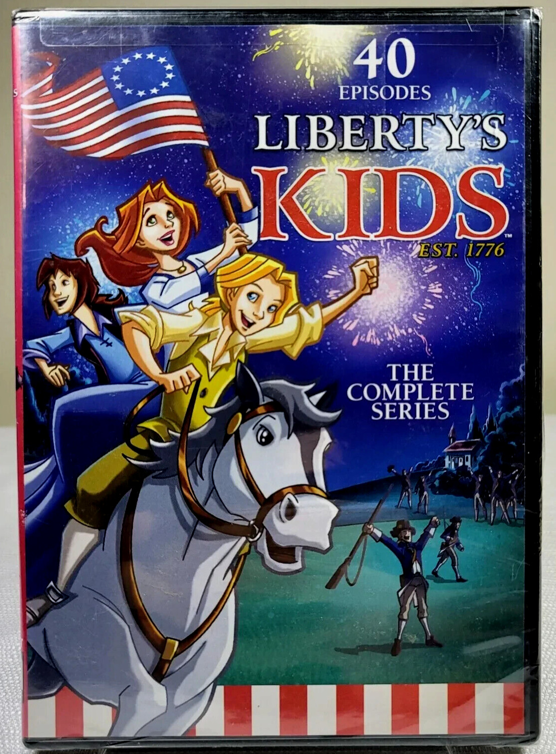 Liberty’s Kids: The Complete Series DVD (4 Disc Set) 40 Episodes *NEW* FREE SHIP