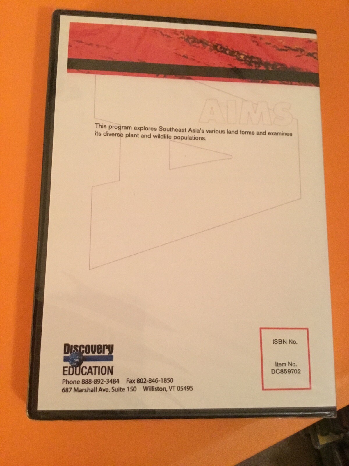 Discovery Education Southeast Asia: Land And Resources DVD New And Sealed