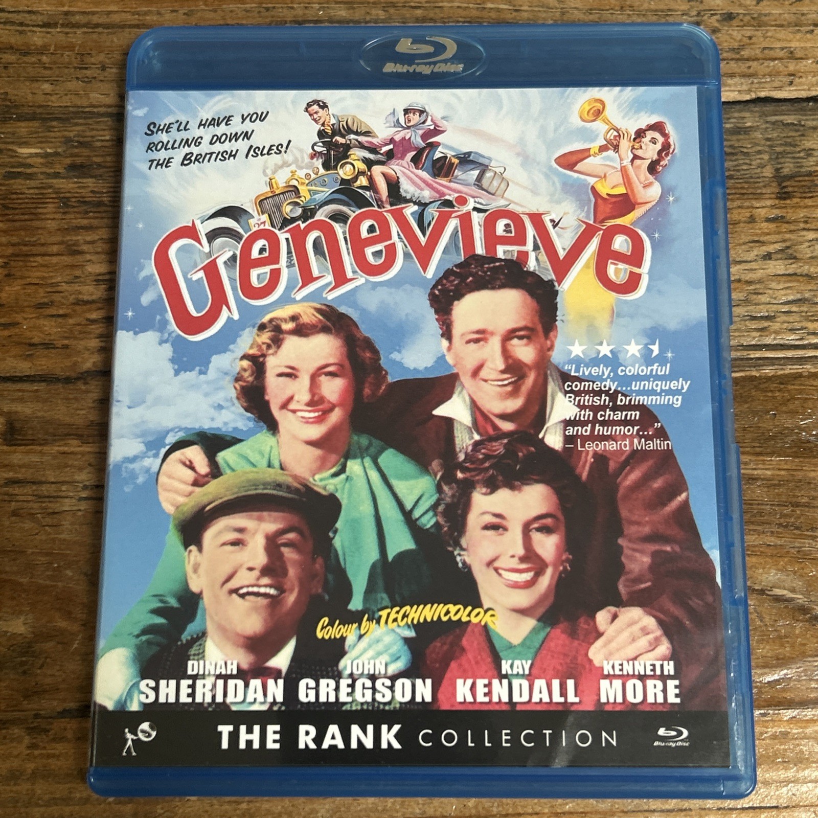 RARE Genevieve The Rank Collection OOP Blu-ray 1953 Great Condition VCI Region A