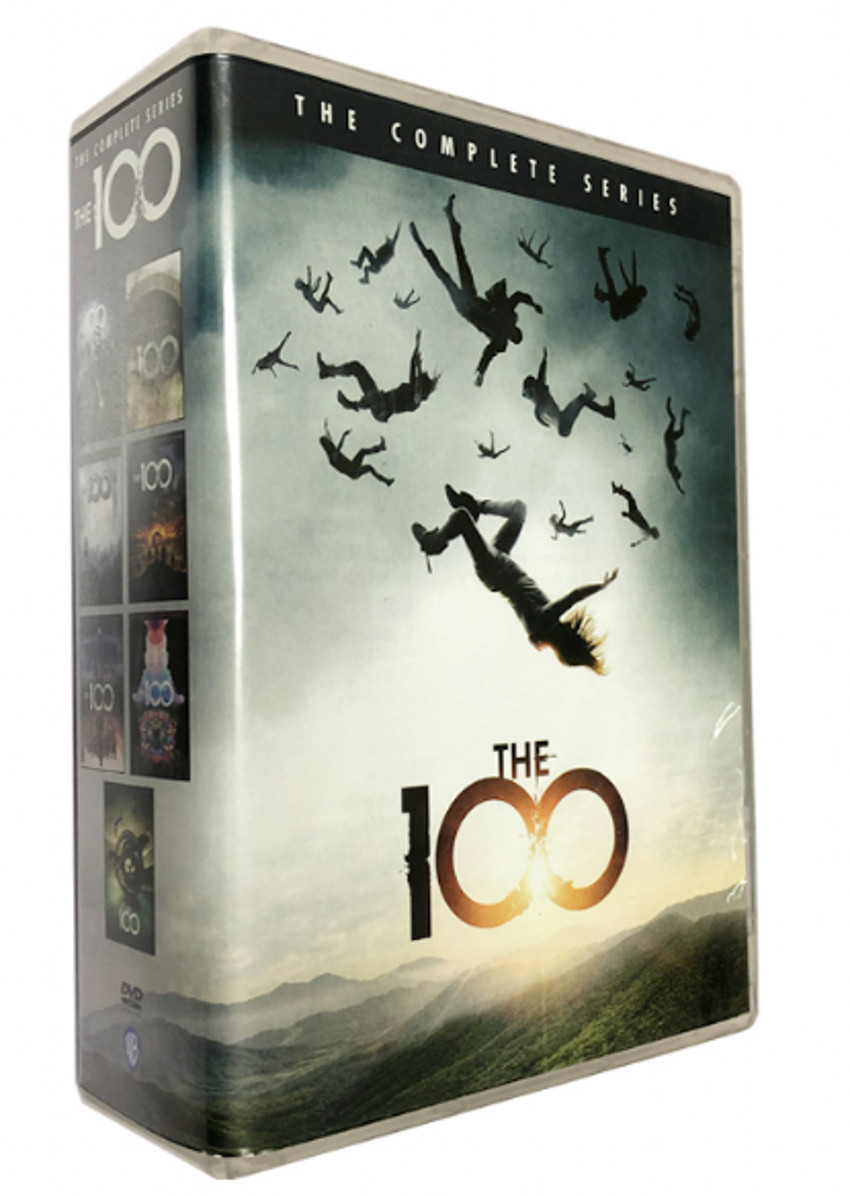 The 100 The Complete Series Seasons 1-7 ( DVD 24-Disc Set )-freeshipping