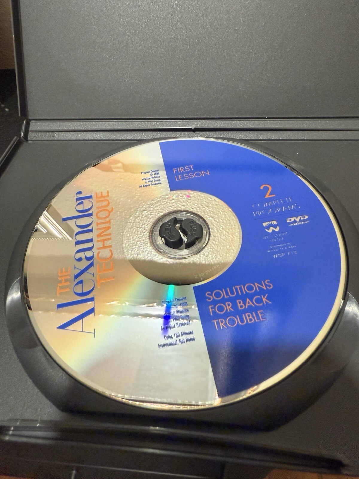 The Alexander Technique: Combo Pack (DVD, 2000) Jane Kosminsky & Deborah Caplan