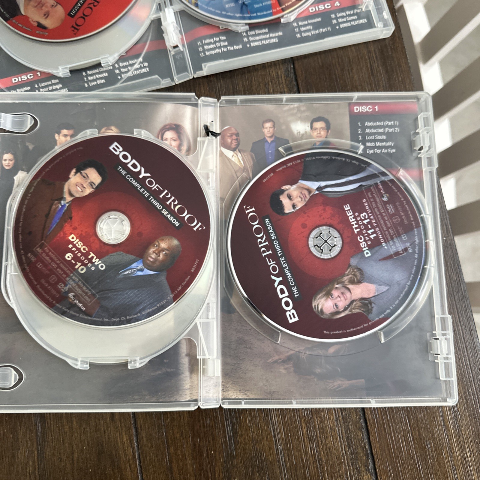 Body of Proof Complete Series Seasons 1 2 3 DVD Lot Dana Delany ABC TV Show