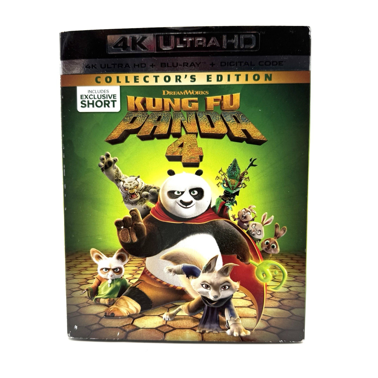 Kung Fu Panda 4 4K UHD + Blu-ray + Digital (2024) Collector’s Edition + Short