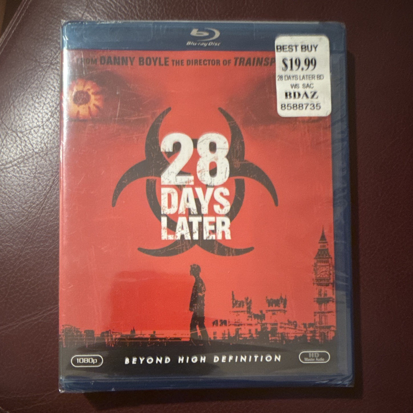 28 Days Later Blu-ray Widescreen R 2003 Cillian Murphy Danny Boyle 113 Min