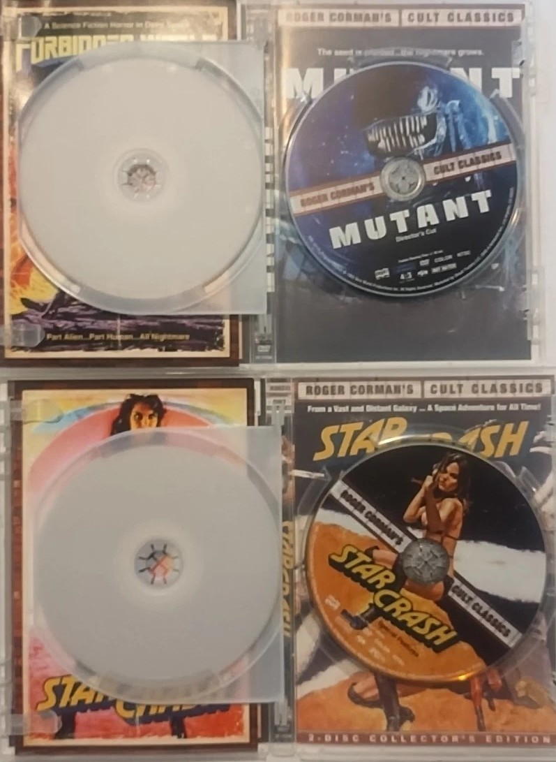 Forbidden World +Star Crash (Roger Cormens Cult Classic 2-Disc Sets) LikeNew f/s