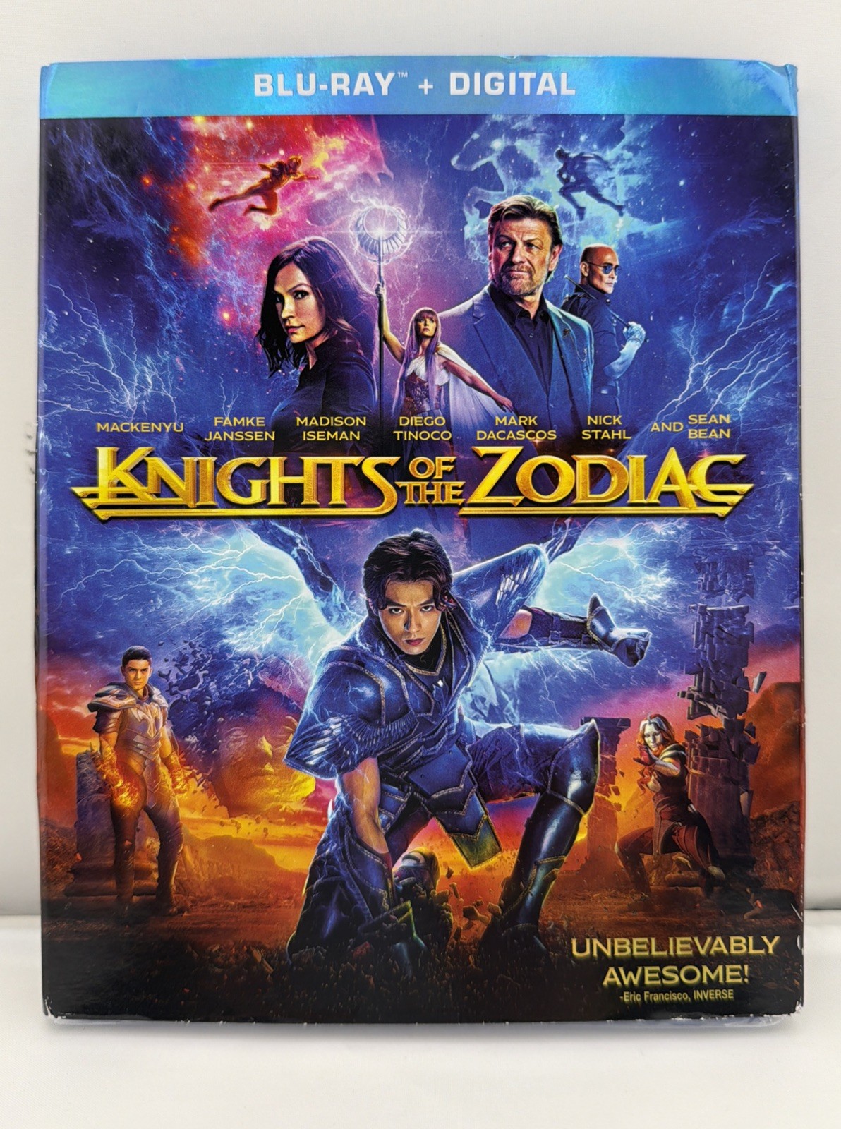 Knights of the Zodiac Blu-ray 2023 Live Action Anime Movie.