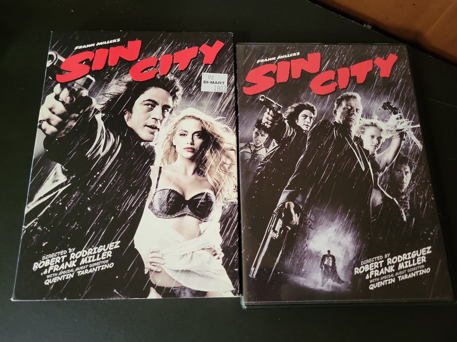 Sin City DVD 2005 Slipcover Variation & Insert
