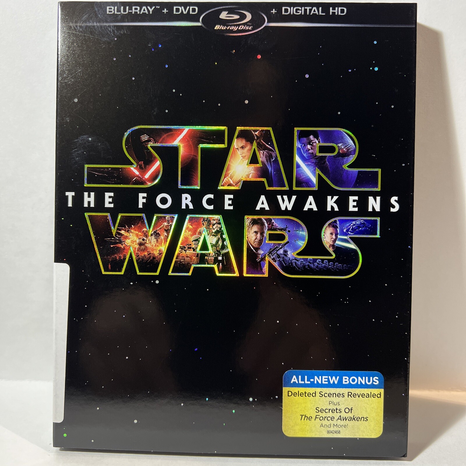 Star Wars: The Force Awakens (Blu-ray + DVD, 2015, 3-Disc Set) – Open Item