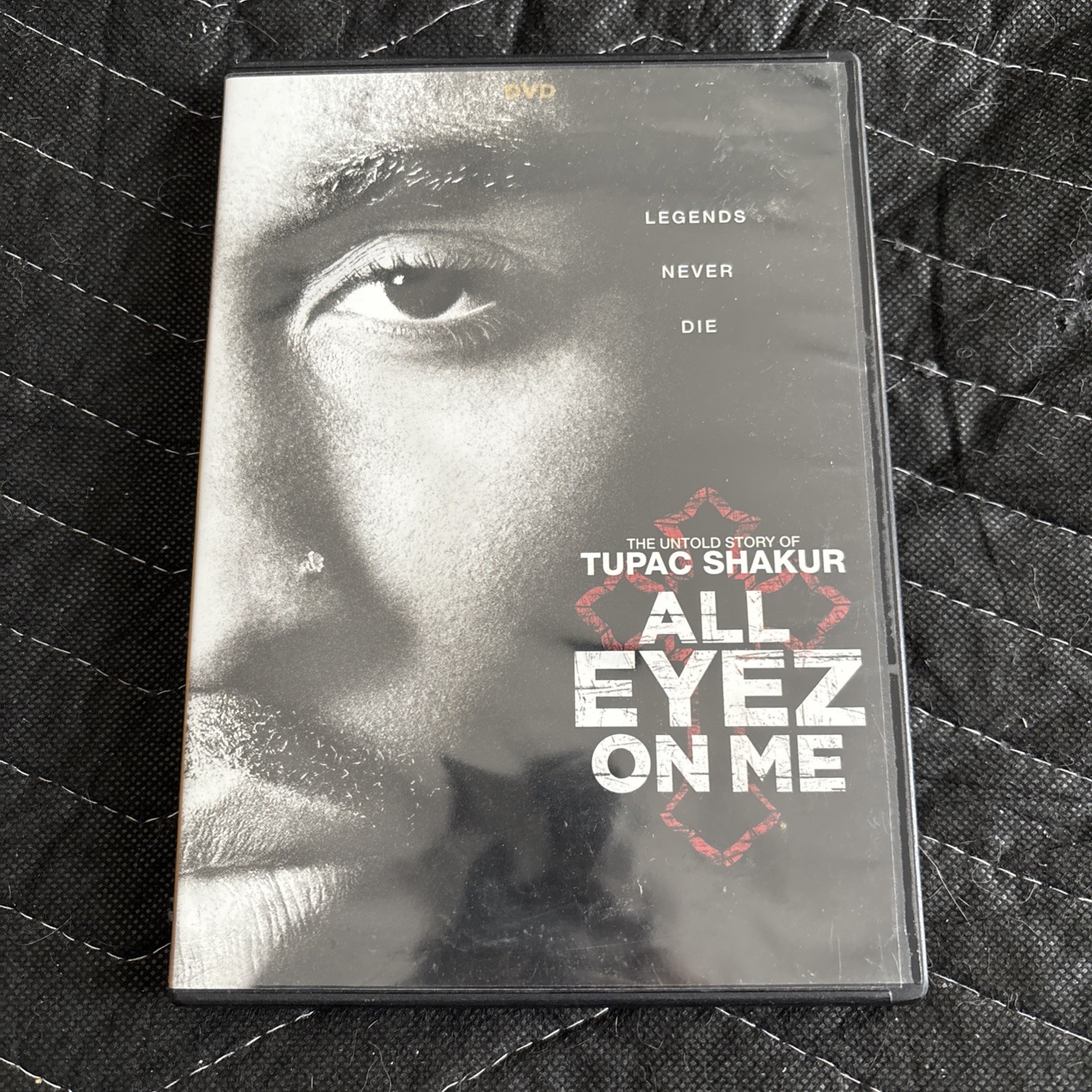 Tupac All Eyez Eyes On Me The Untold Story [DVD, R, 2016, Widescreen, 140 Min]