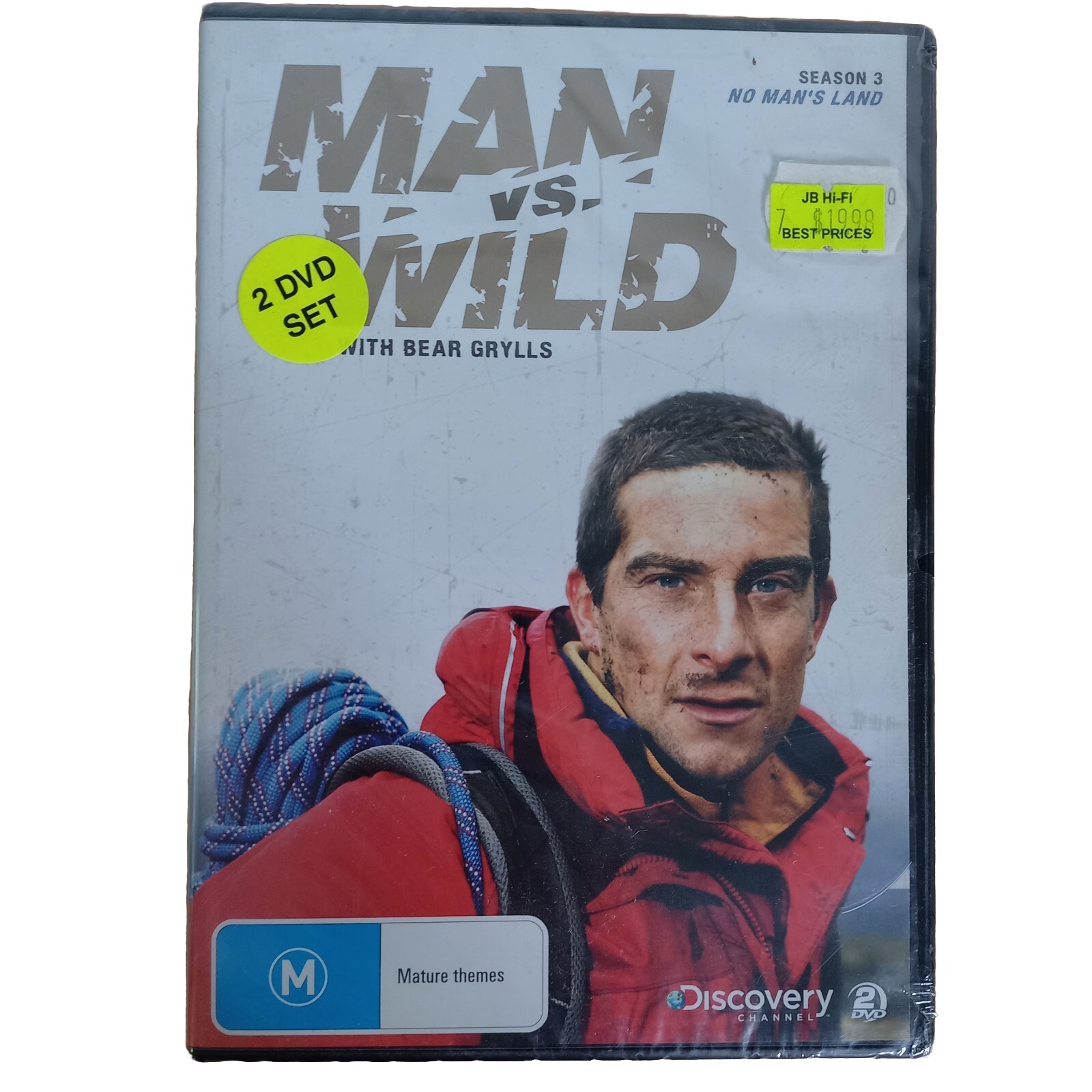 Man Vs Wild – No Man’s Land : Season 3 Sealed NEW DVD Bear Grylls 2 Disc Set