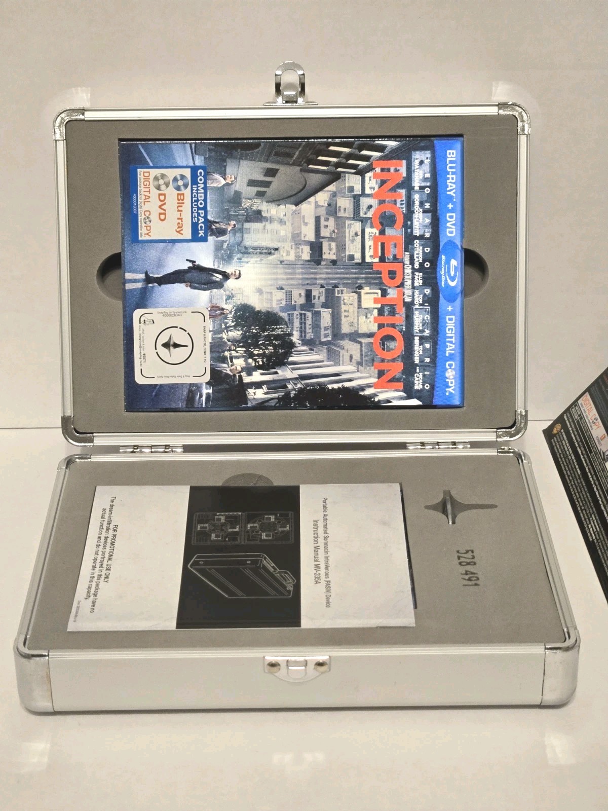 Inception Limited Edition Dream Machine Briefcase Blu-ray Region Free UK Releas