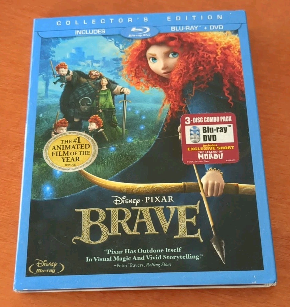 Brave blu-ray John Lasseter Andrew Stanton Pete Docter Kelly Macdonald