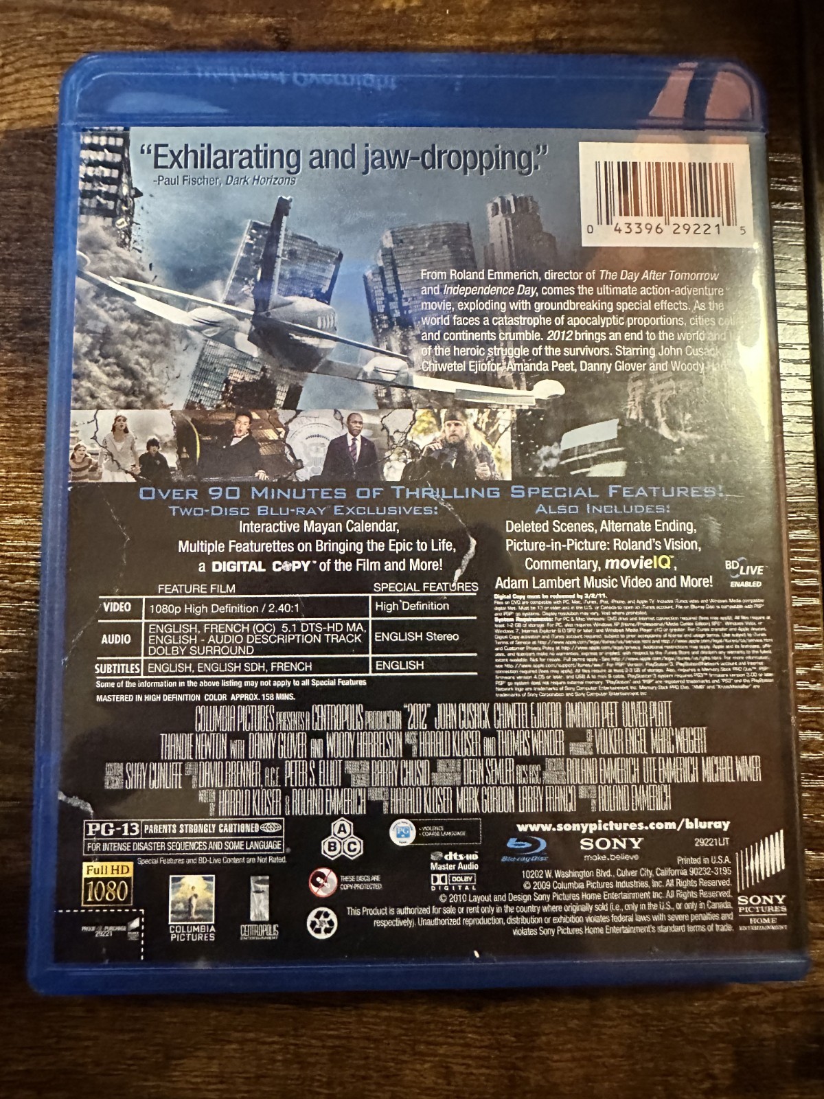 2012 Blu-ray Disc, 2009, 2-Disc Special Edition