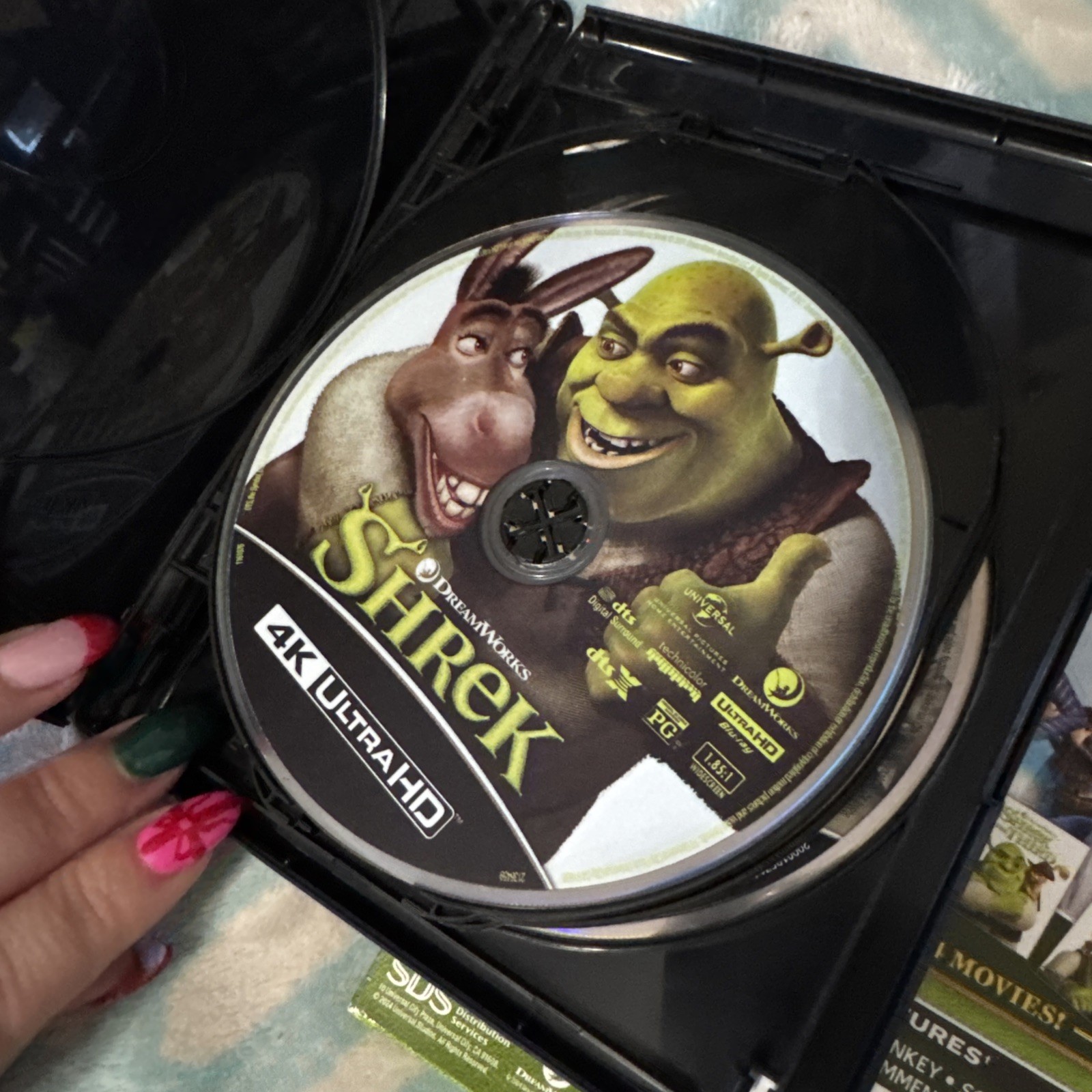 Shrek 4-Movie Collection 4K Ultra-HD 4k UHD NO Digital. W~ OOP SLIP !!