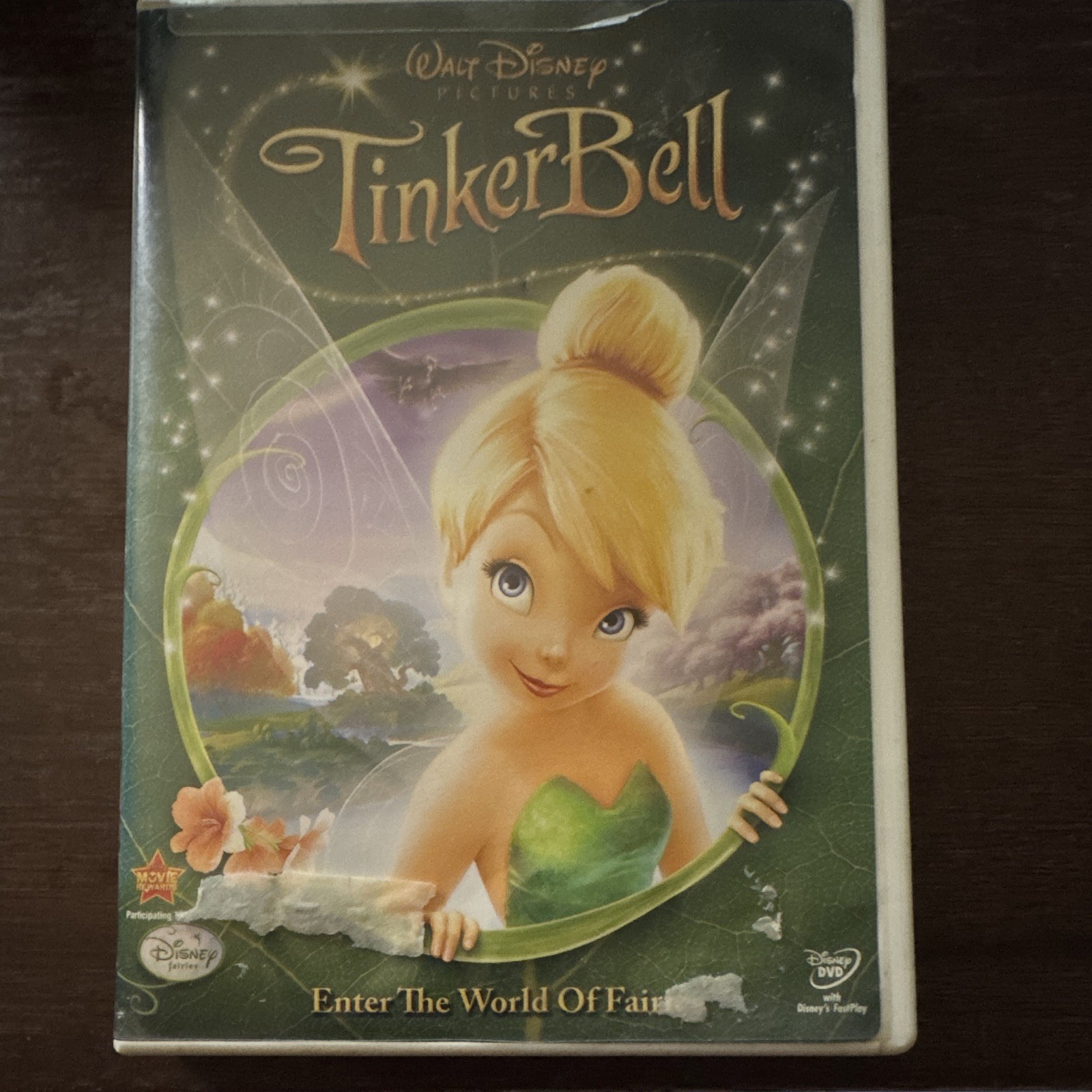 Walt Disney Studios Tinker Bell DVD G NTSC Tall Case 78min 2008 Selena Gomez