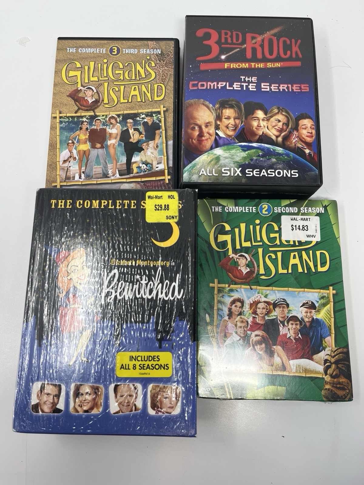 Vtg TV Series Sets Incls Bewitched & 3rd Rock Complete Series, Gilligans Island