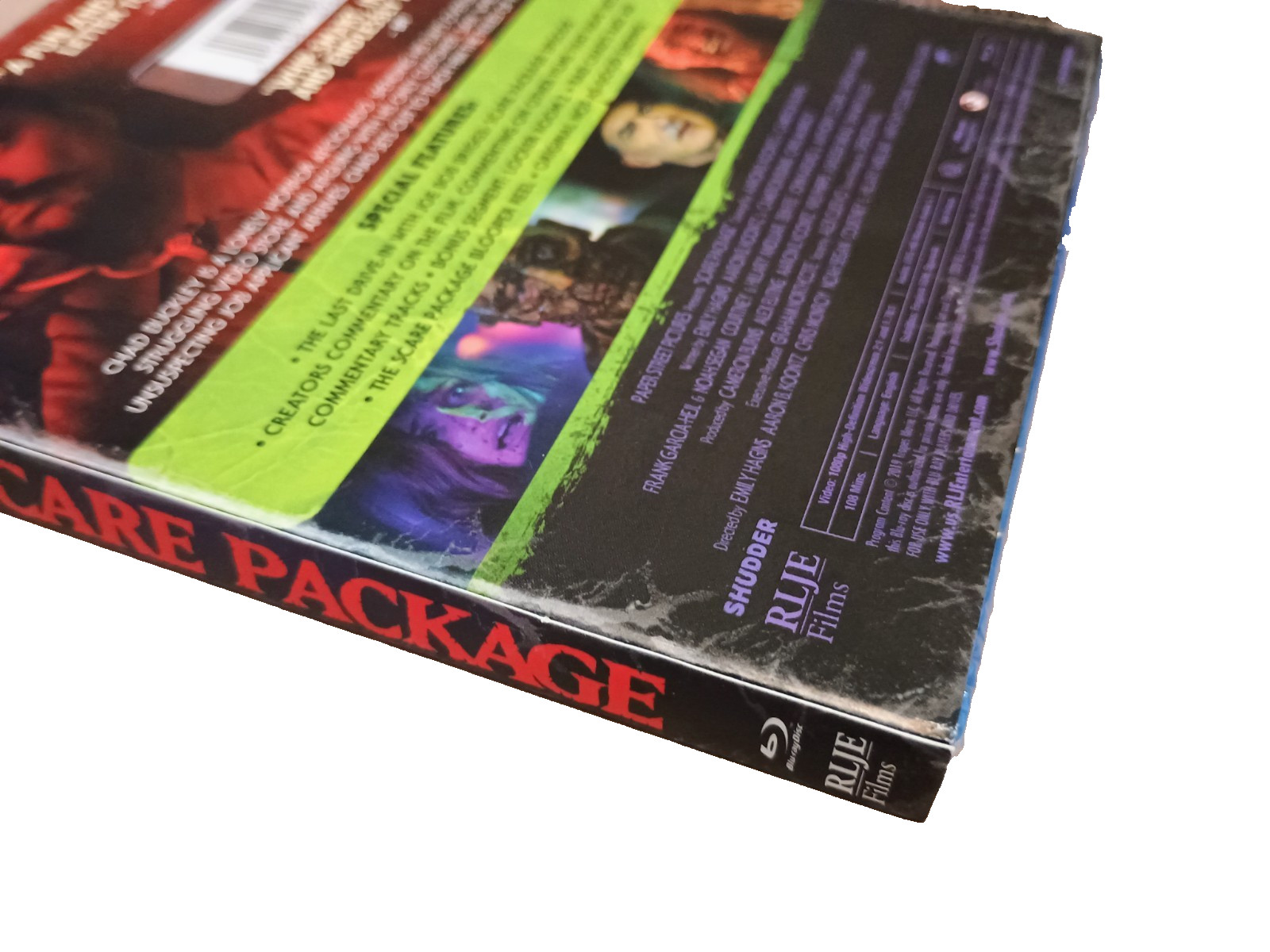 Scare Package (Blu-ray, 2019) Shudder Original Horror w/Slipcover New Sealed