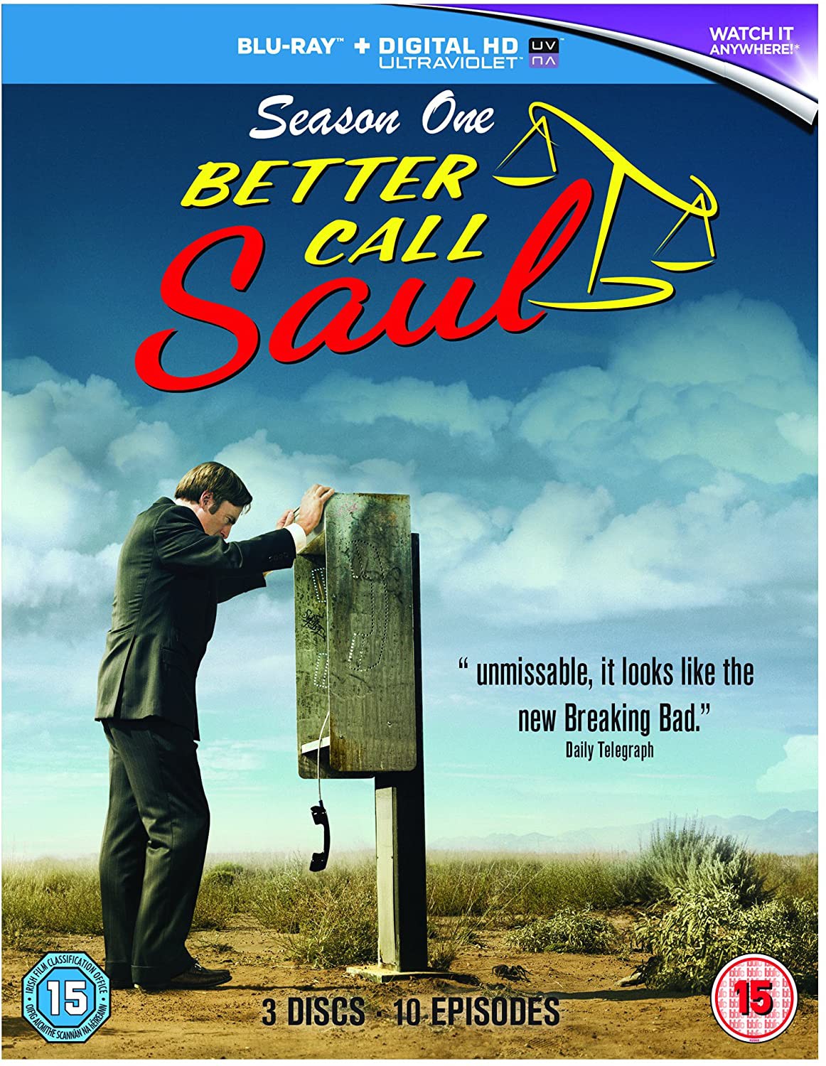 Better Call Saul: Season One (Blu-ray) Michael Mando Michael McKean Rhea Seehorn