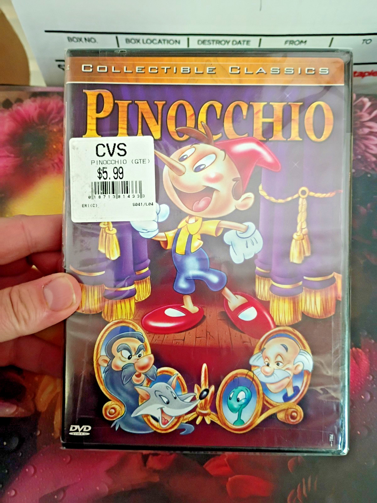 Pinocchio Gold Collection DVD – Collectable Classics – NEW SEALED!
