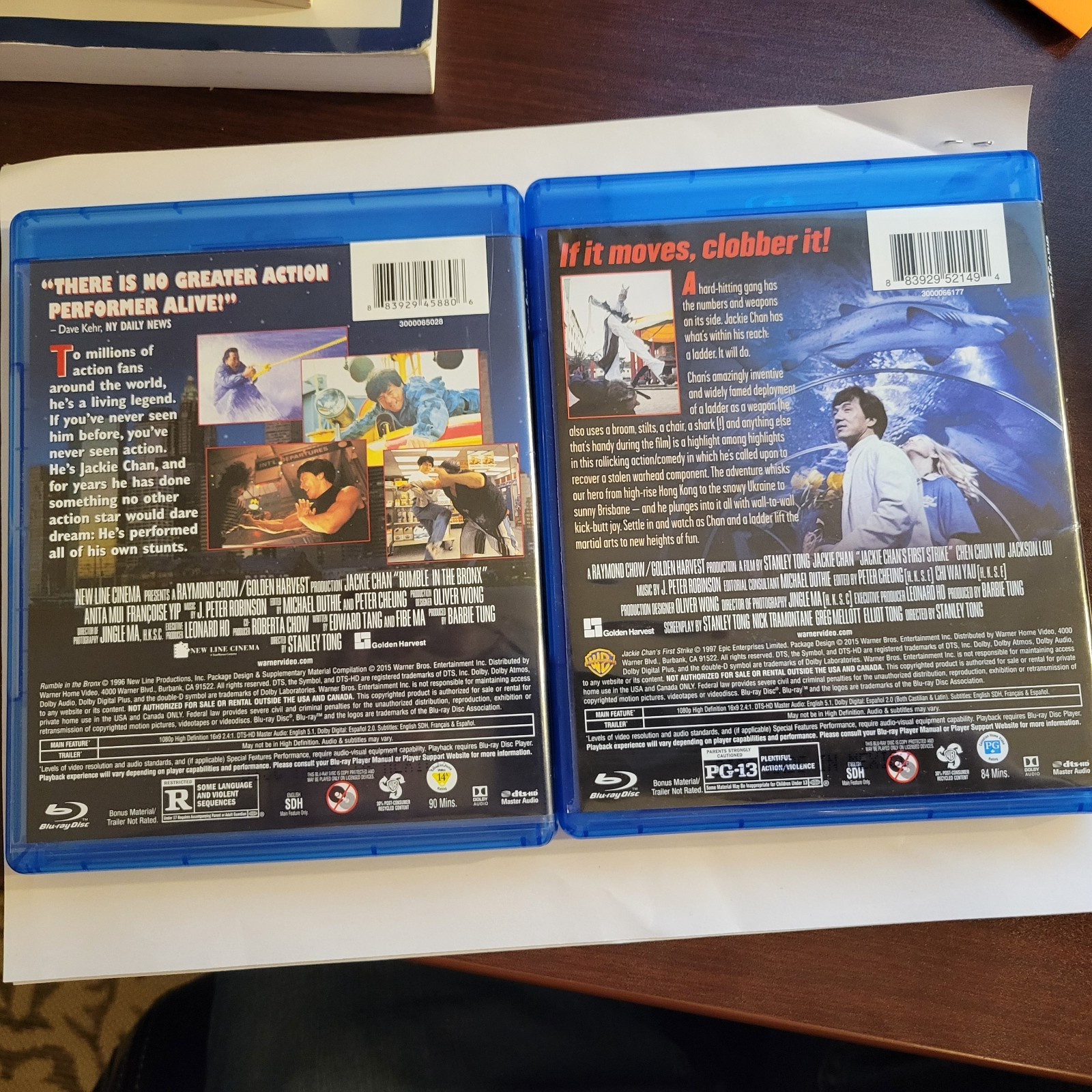 Jackie Chan Double Feature – Rumble in the Bronx, First Strike (Blu-ray)