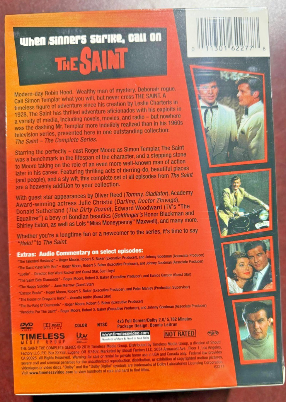 The Saint Complete DVD Box Set All Episodes Brand New Sealed