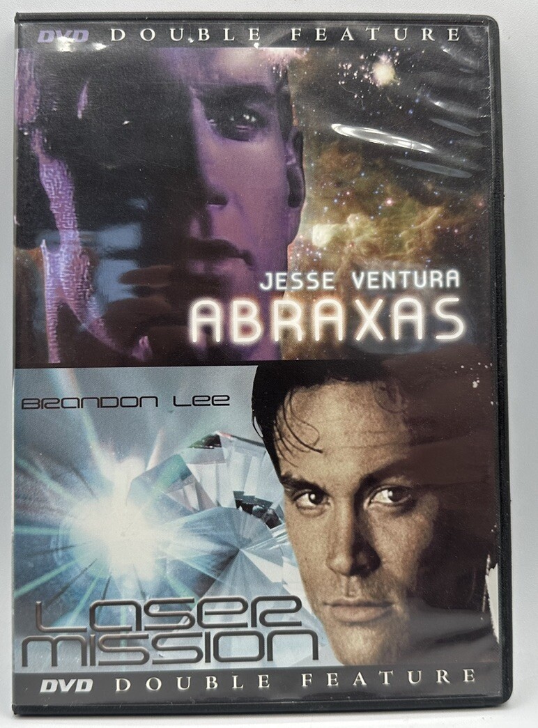 Abraxas/Laser Mission Double Feature DVD Full Frame Jess’s Ventura 2006