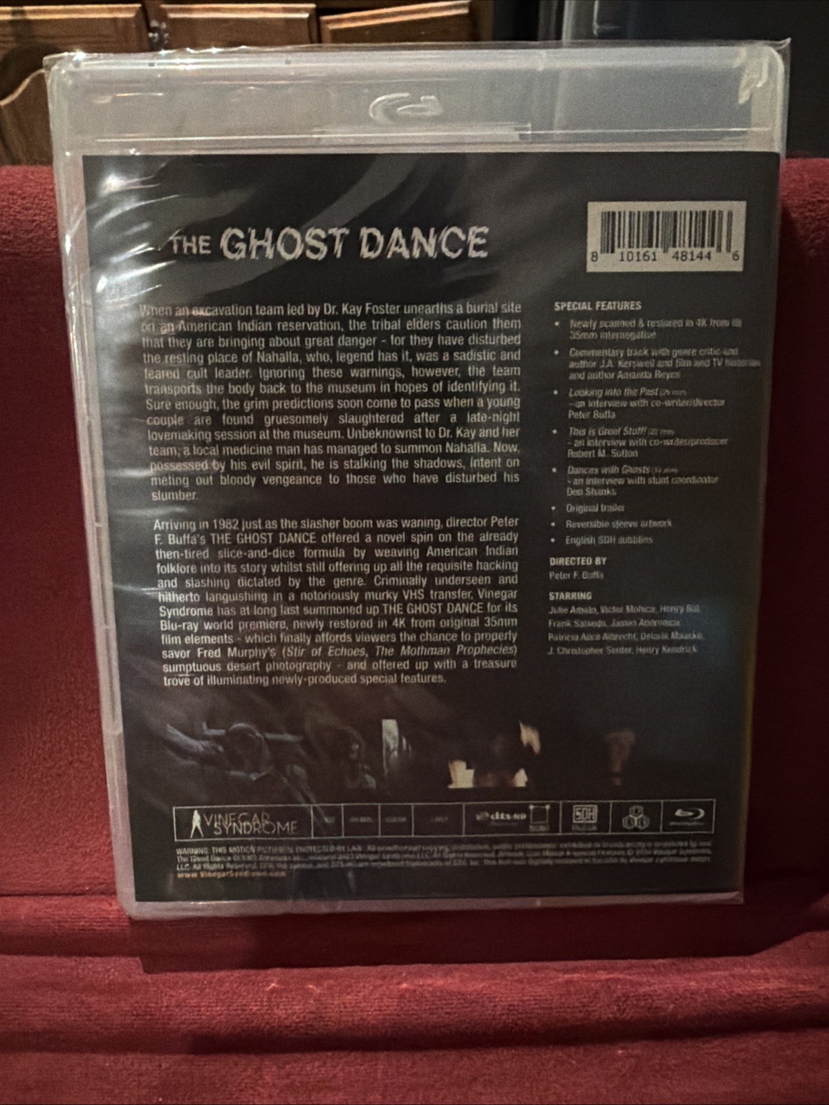 The Ghost Dance (1982) – Vinegar Syndrome, Slipcover, SEALED NEW SLIPCOVER