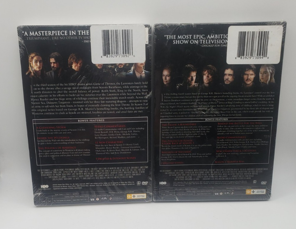 Game of the Thrones Complete Series DVD Seasons 1-8 New Sealed