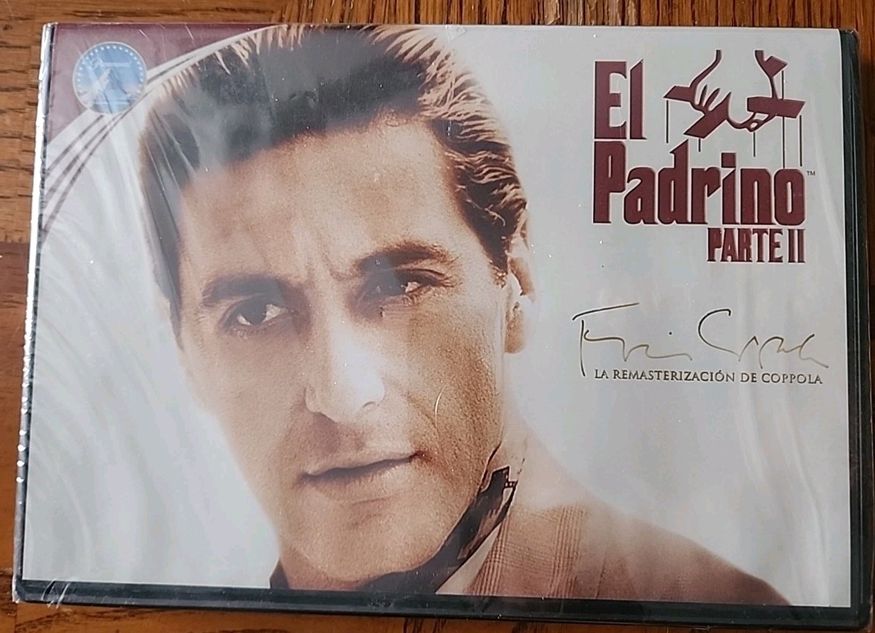 The Godfather DVD El Padrino 1 2 & 3. 2 & 3 are Unopened. Coppola Restoration