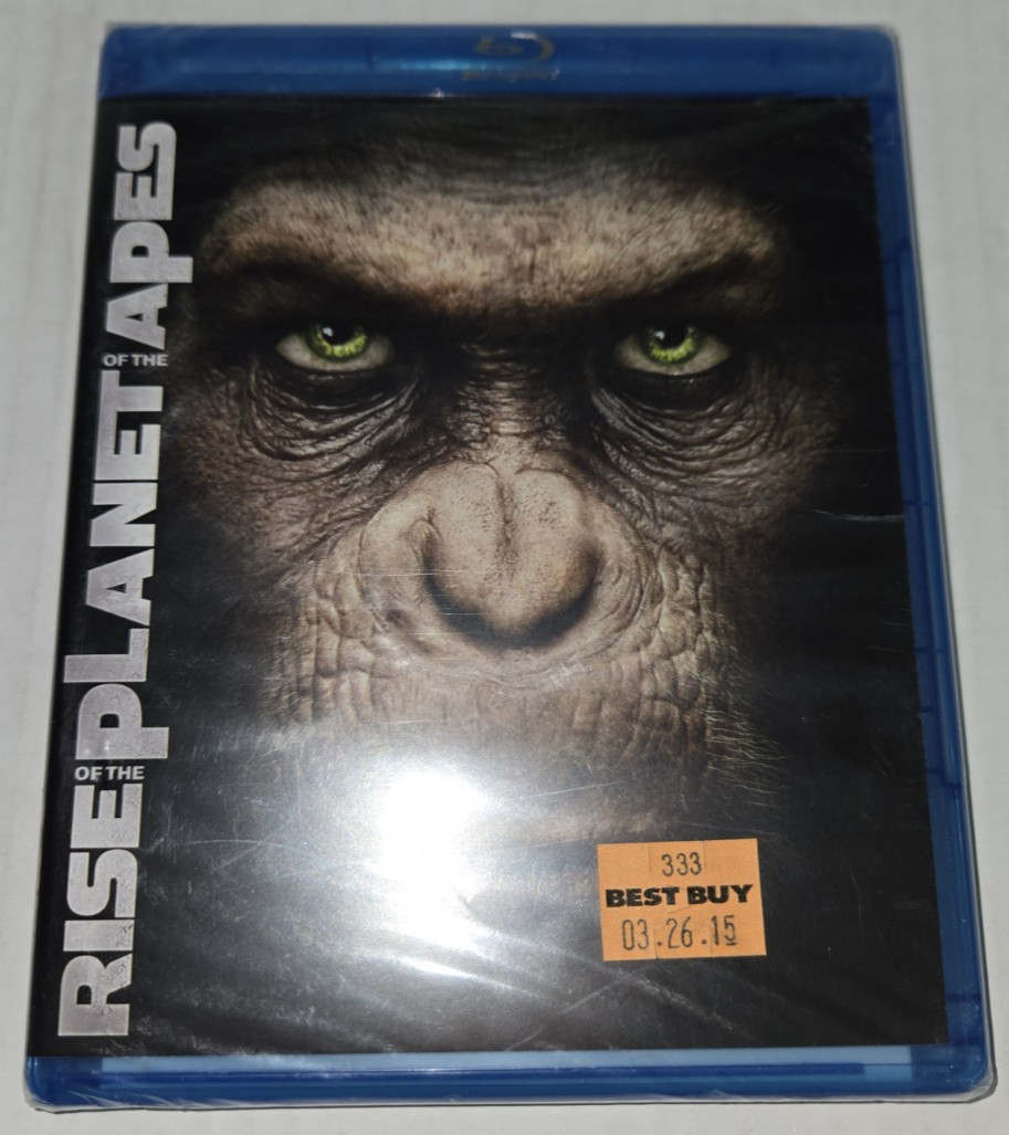 Rise of The Planet of The Apes Blu-Ray w/ James Franco 2011, 105 Minutes, PG-13