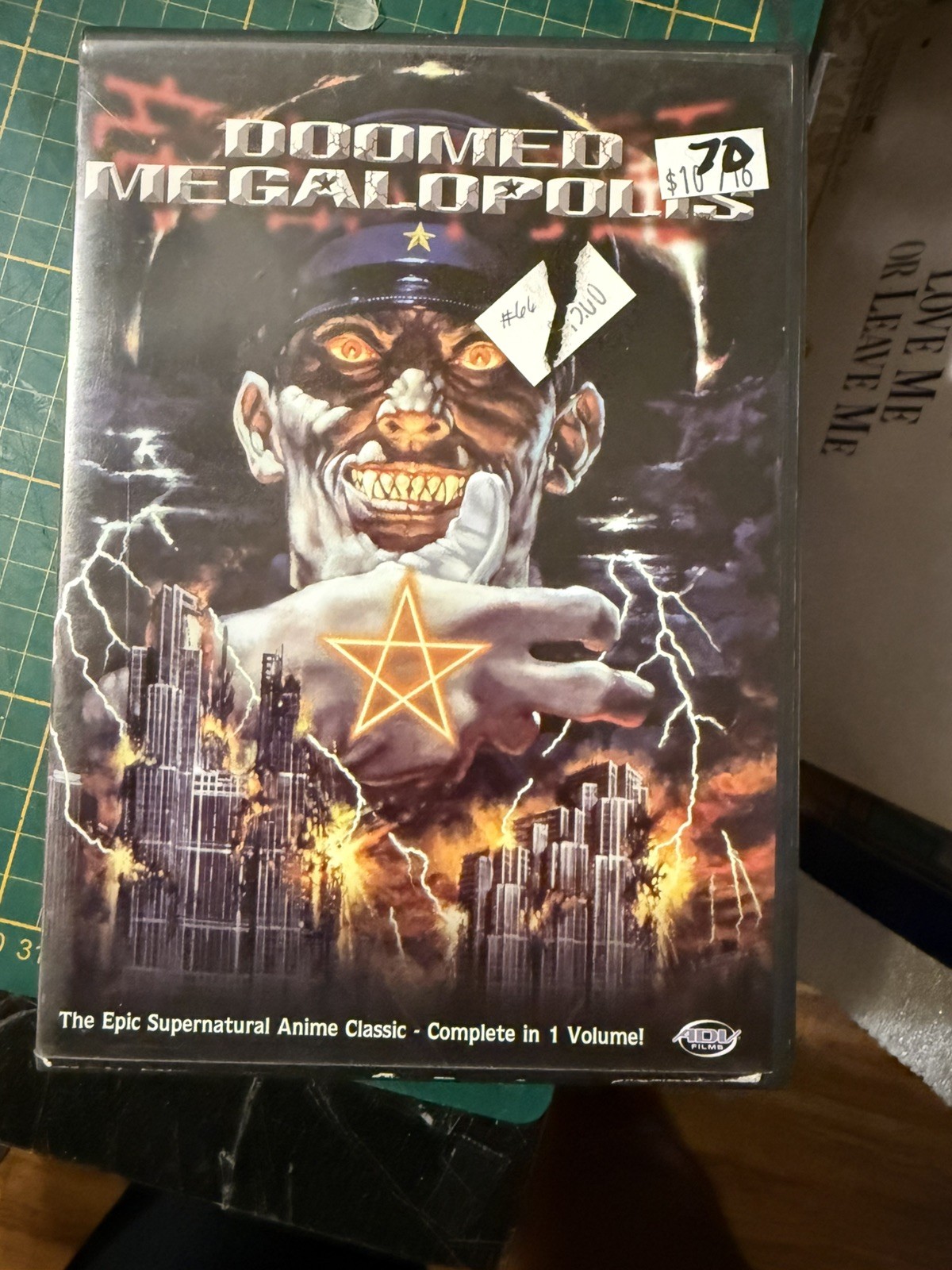 Doomed Megalopolis Anime Dvd 2 Disc – Horror Occult Post Apocalyptic 90s Vintage