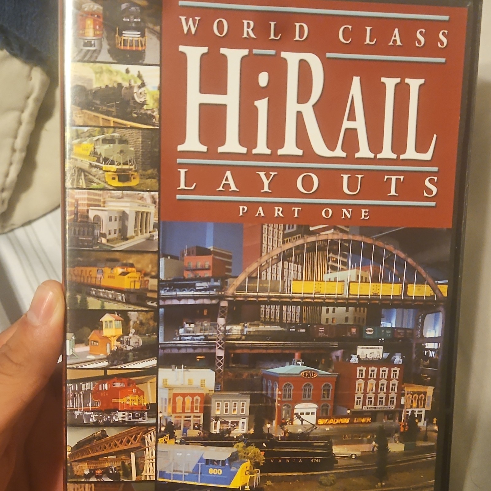 World Class HiRail Layouts Part One DVD 2014 60 Min Tall DVD Case