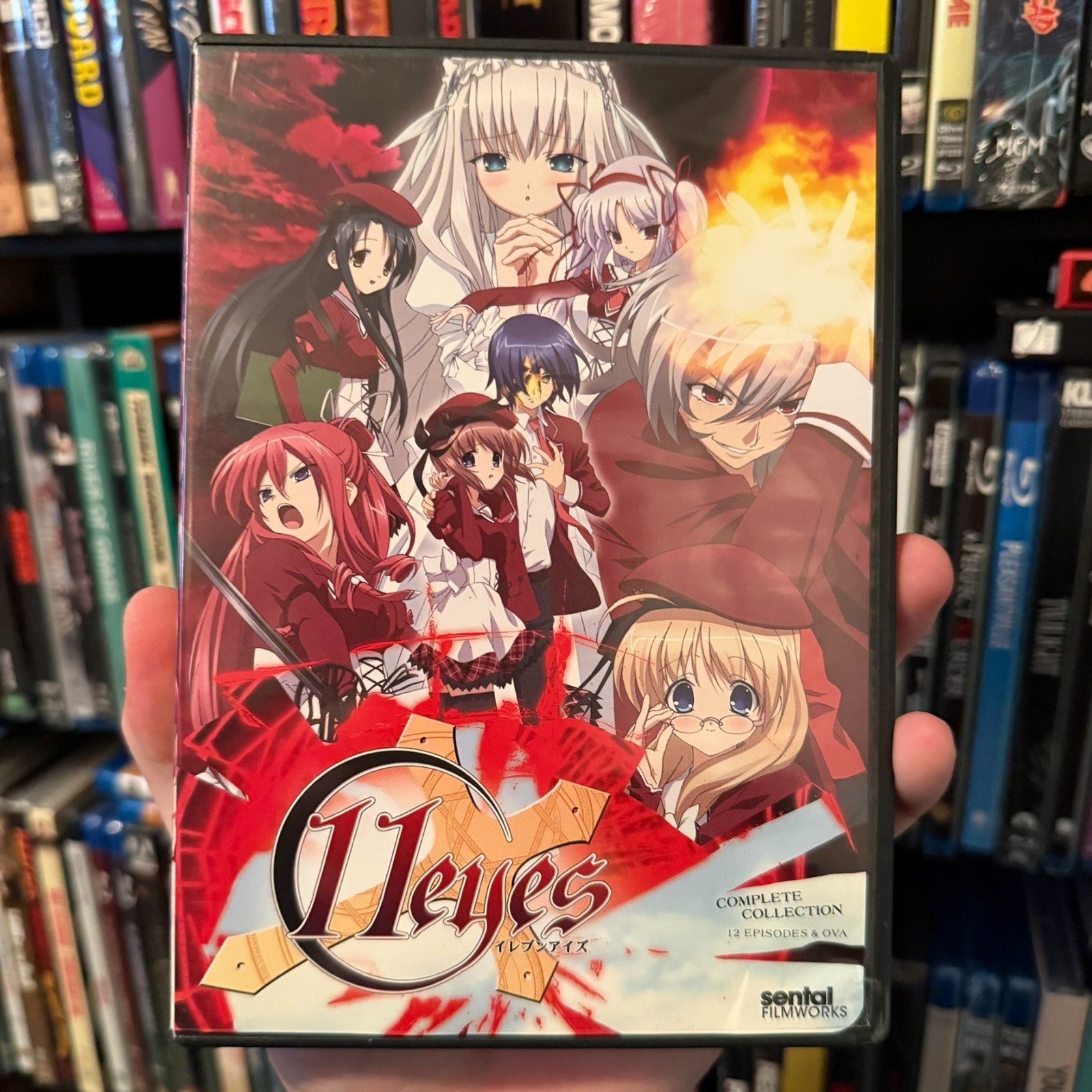 11eyes Complete Collection DVD | Sentai Anime Dark Fantasy Action Series 🔴 🩸