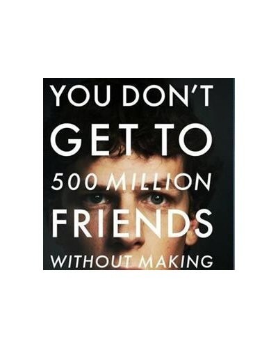 SOCIAL NETWORK You Dont Get To 500 Million Friends Without Making a Few DVD#0131