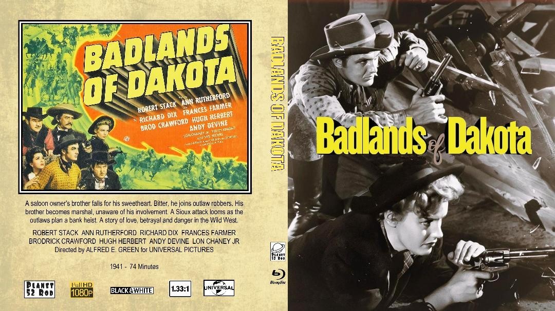 Badlands of Dakota (1941) 1080P BLURAY WESTERN CLASSIC