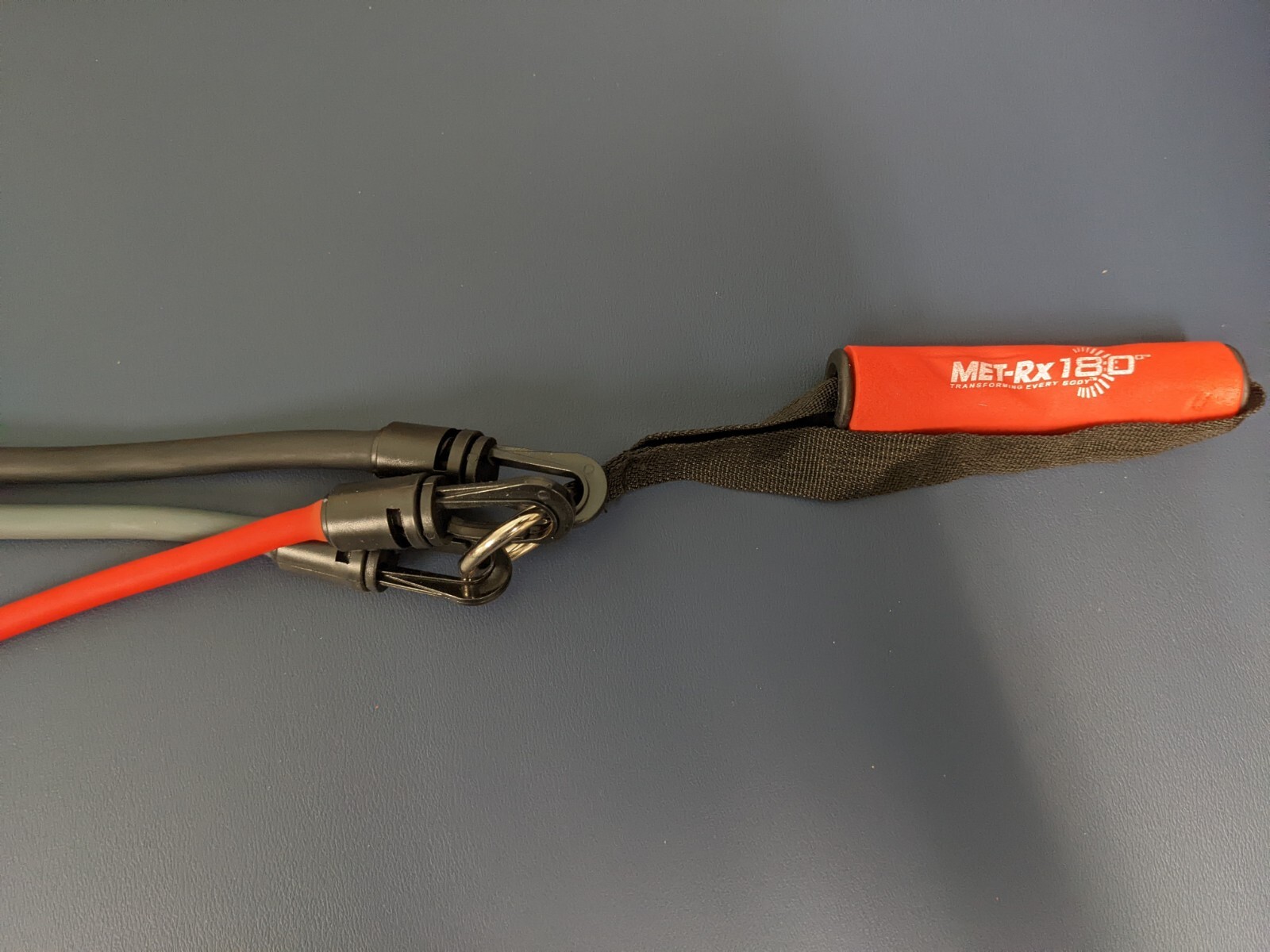 New Met-Rx 180 Resistance Bands Set Includes 4 Handles & 3 Different Bands