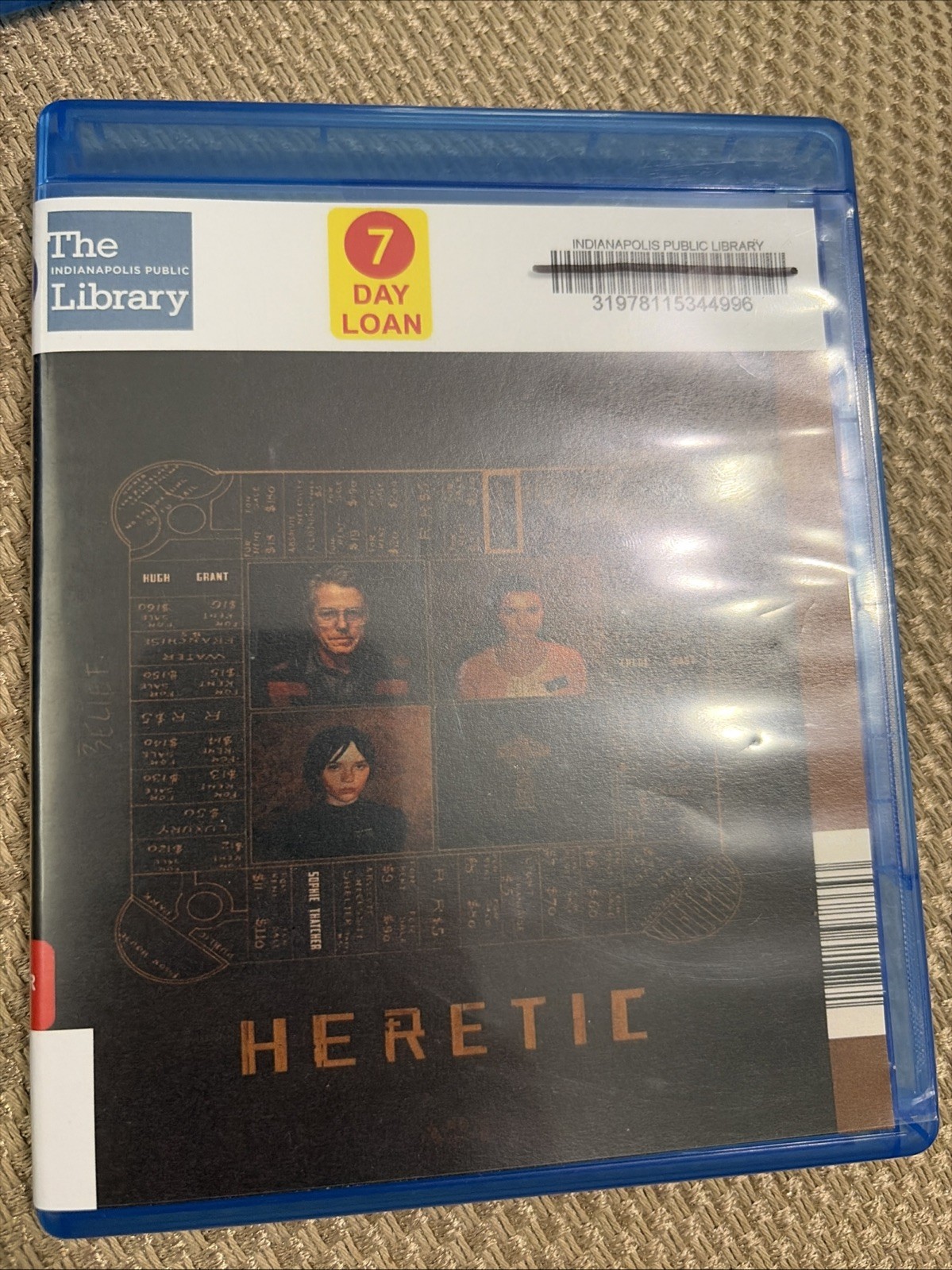 HERETIC BLU RAY 2024 PLAYS GREAT HUGH GRANT PSYCHOLOGICAL HORROR THRILLER