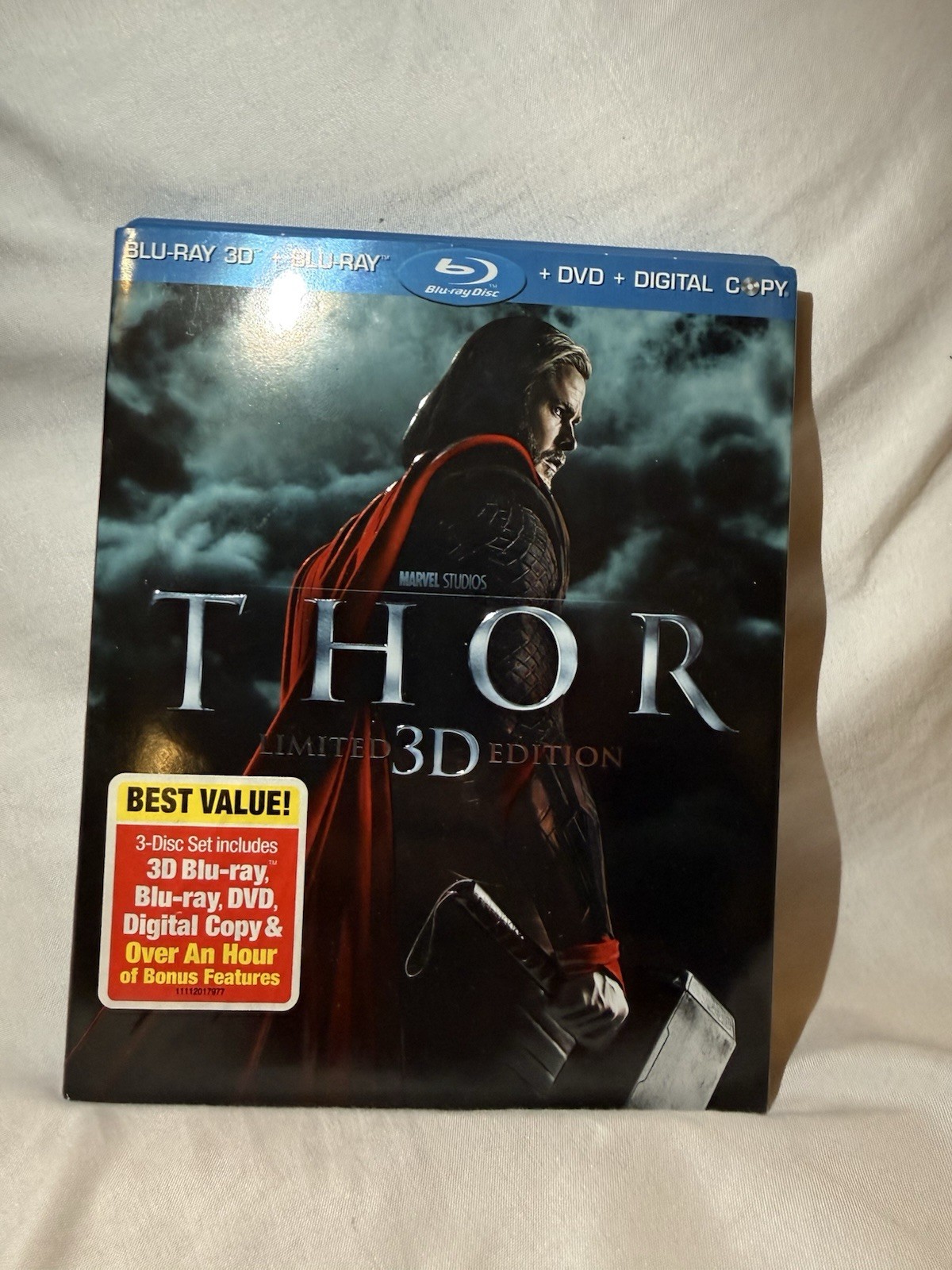 Marvel Thor Limited 3D Edition Blu-ray 3D Blu-ray DVD Digital Copy Features