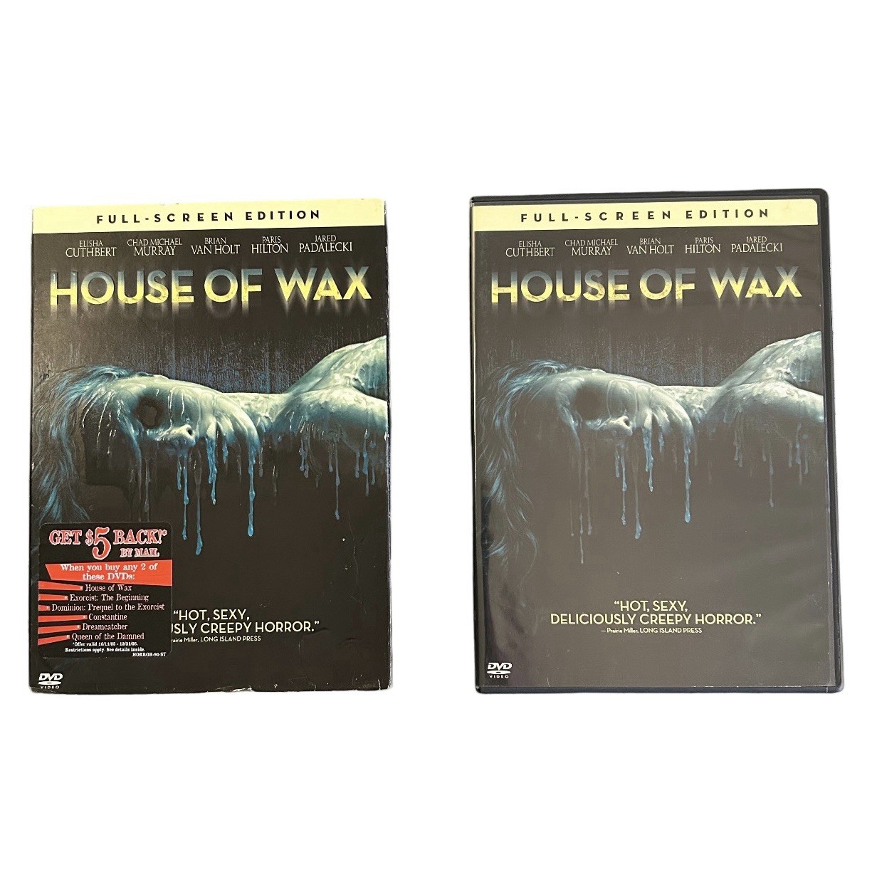 House of Wax DVD 2005 Original Inside Paper & Cardboard Sleeve Y2K Horror Movie