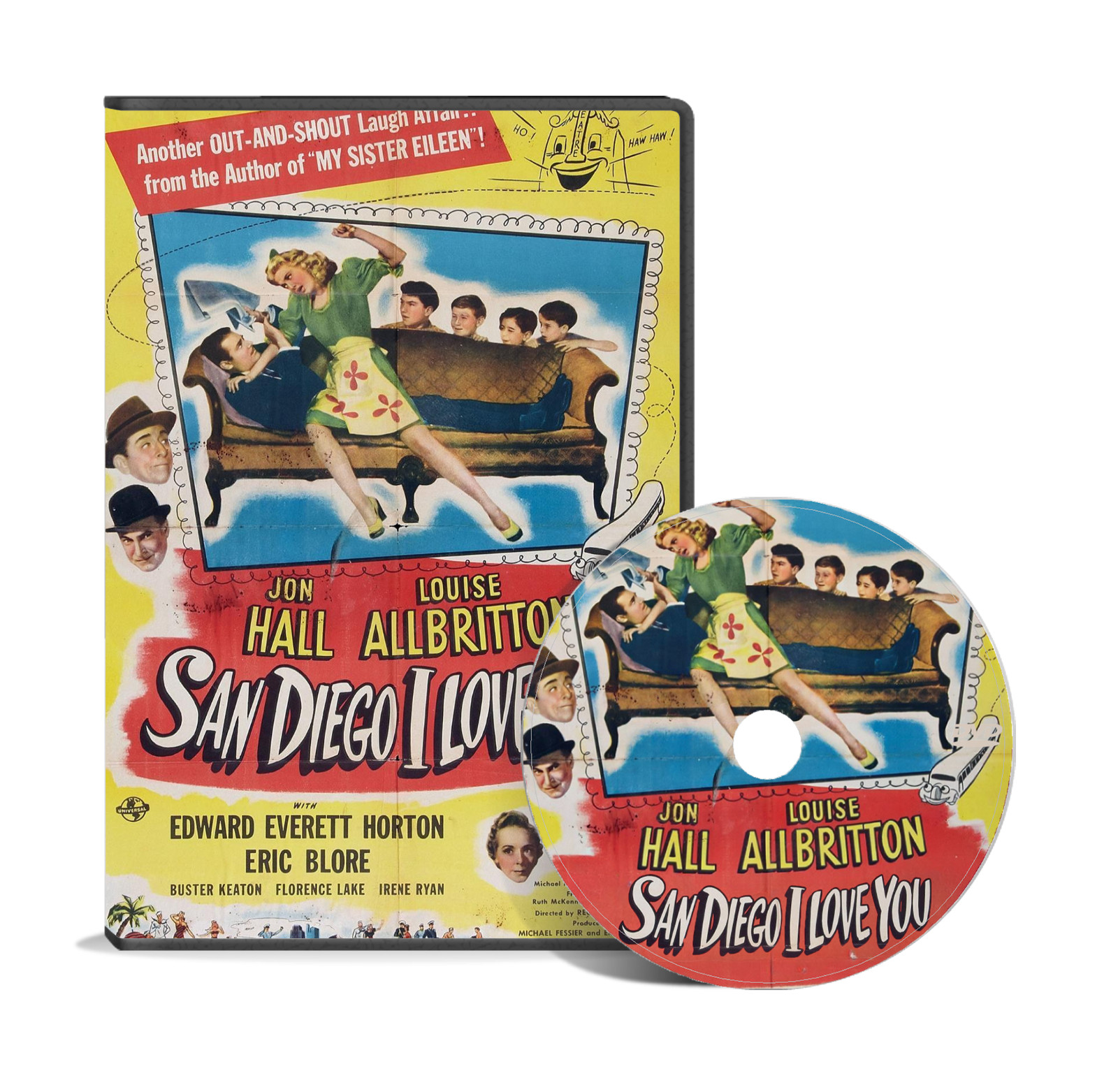 San Diego I Love You (1944) Adventure, Comedy, Romance, War DVD