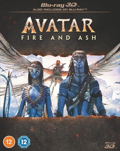 Avatar: Fire & Ash – 3D – All-Region/1080p [New Blu-ray 3D] UK – Import