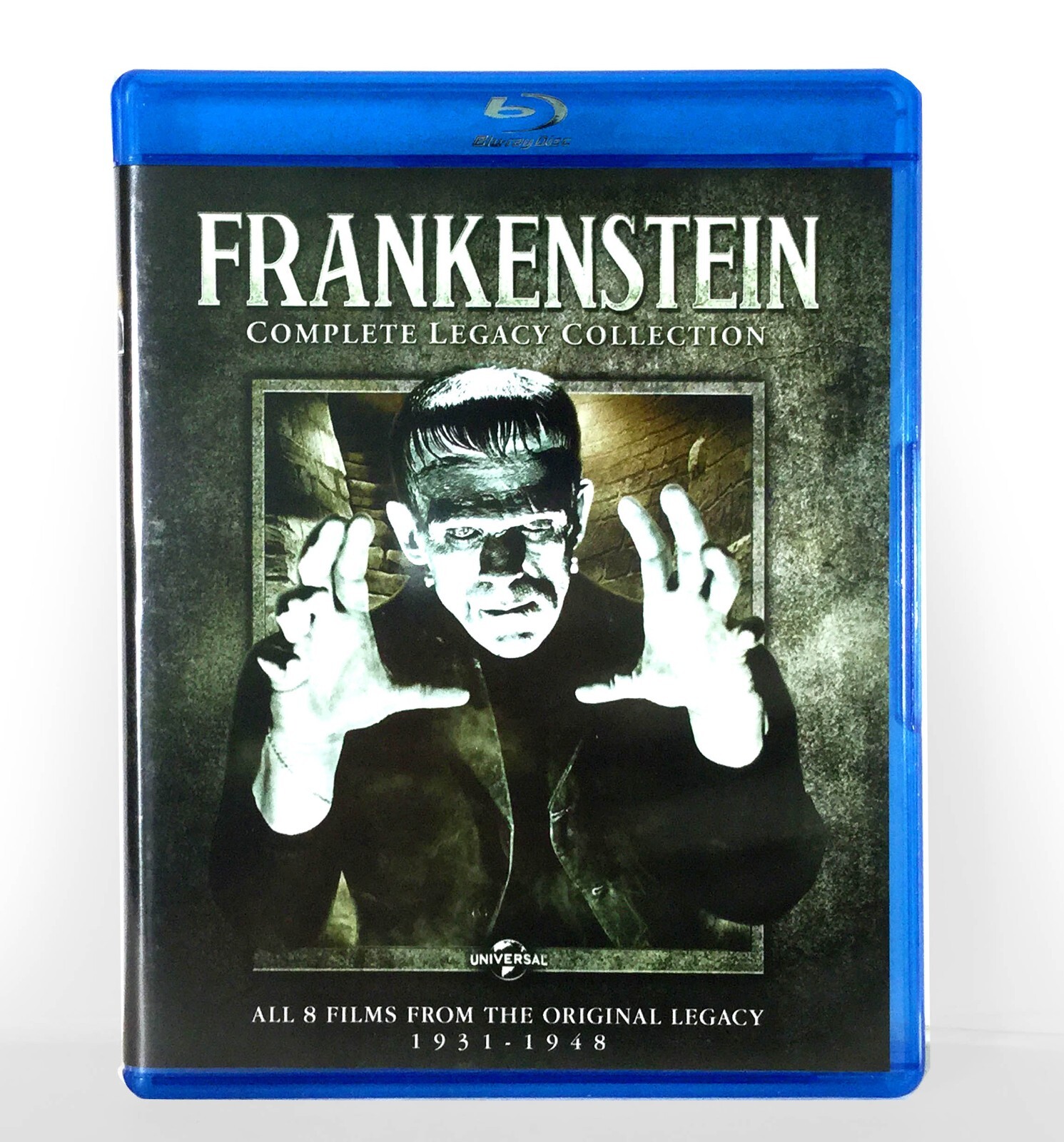Frankenstein: Complete 8-Film Legacy Coll (5-Disc Blu-ray, 1931-1948) Like New !