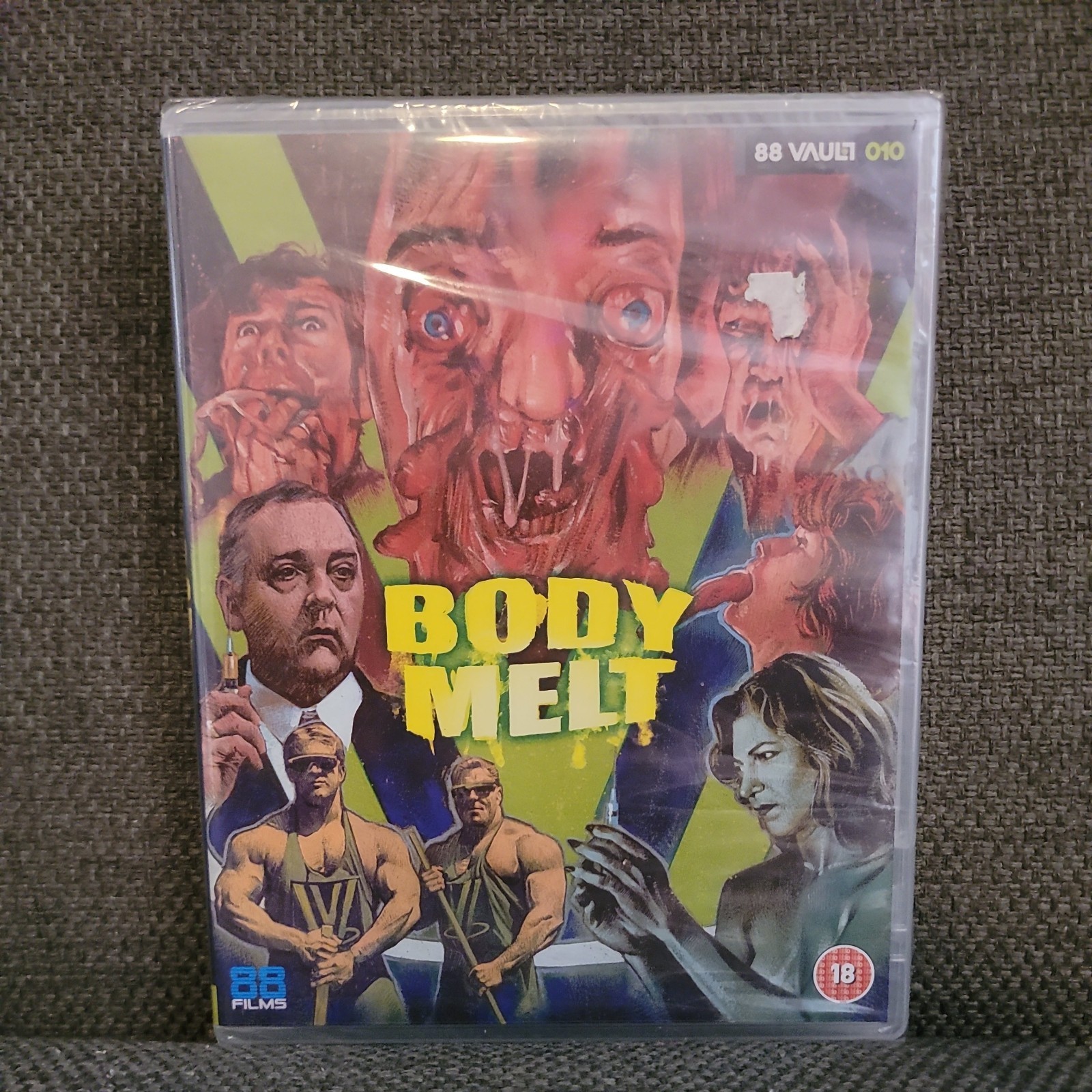 Body Melt Blu-ray 88 Films All Region Gore Body Horror Brand New