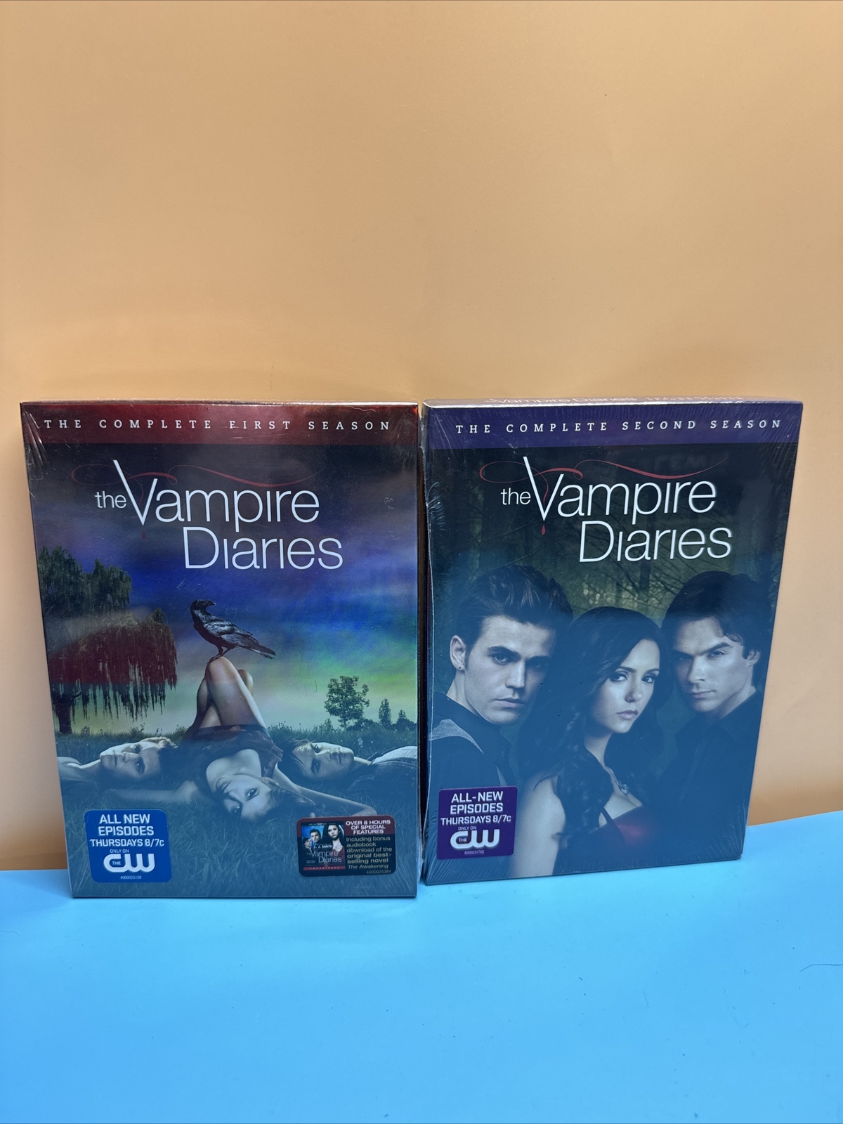 NEW The Vampire Diaries Season 1 & 2 Boxset DVD w/ Bonus Features SEALED
