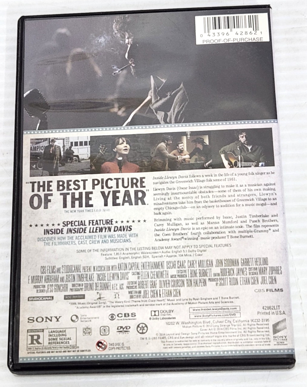 Lot of 3 Coen Brothers DVD True Grit Big Lebowski Inside Llewyn Davis Joel Ethan