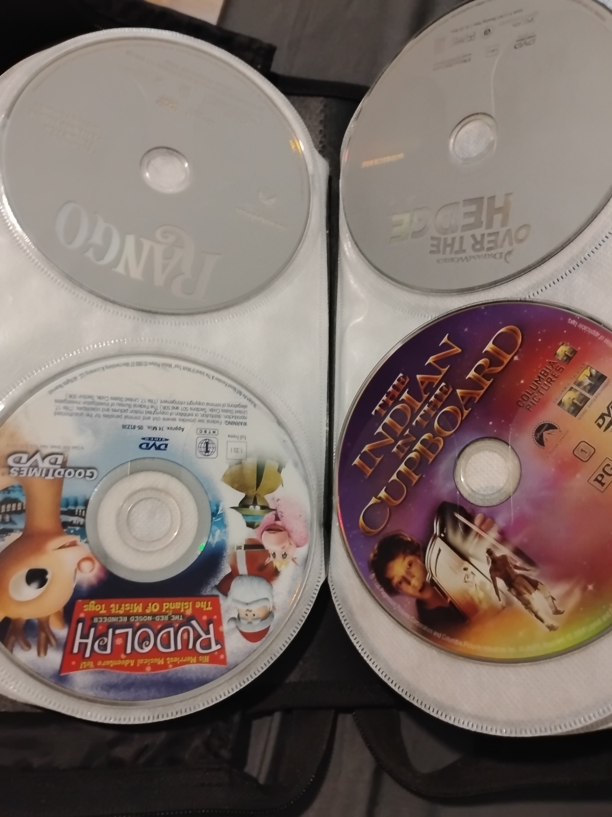 104 Dvd Lot Wholesale Loose With Binder Zipper Case Disney Family Kids Teens