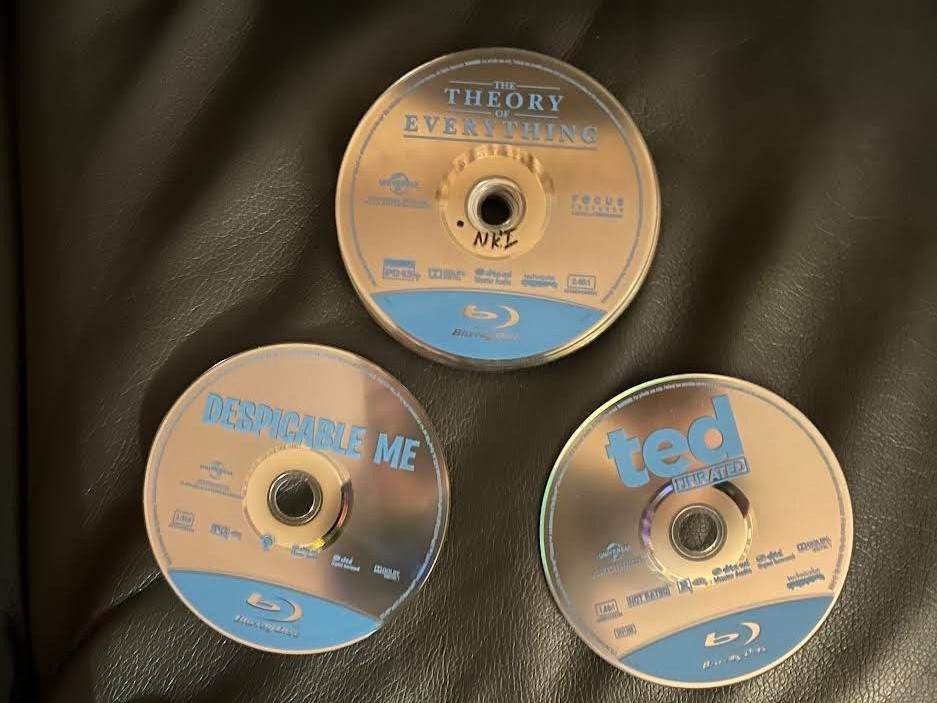 HUGE RANDOM LOT OF 100 BLU RAYS – DISC ONLY -BULK WHOLESALE -FREE SHIPPING